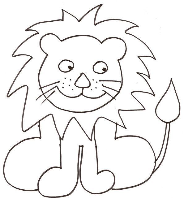 coloriage  lion