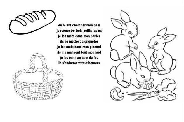 comptine un petit lapin rencontre un autre petit lapin